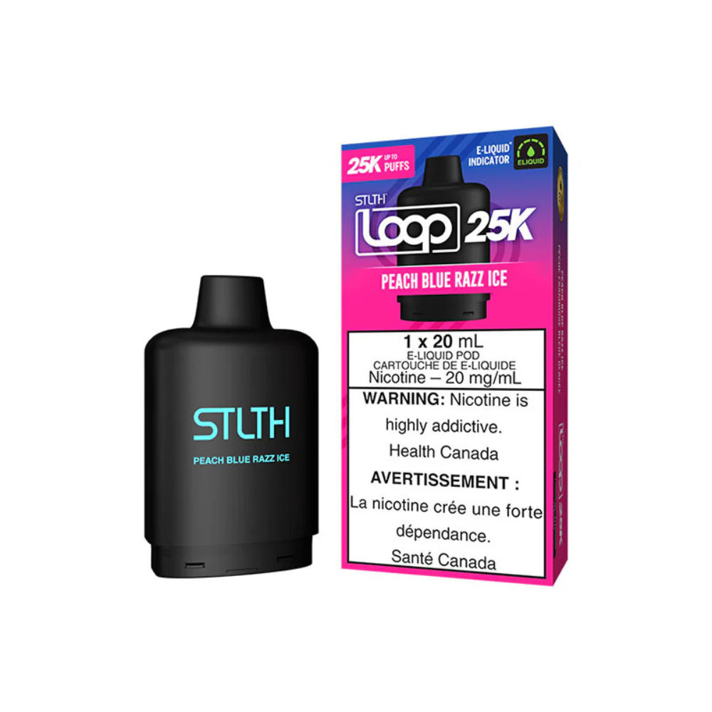 STLTH LOOP 25k Pre-Filled Pods (Blue Razz)