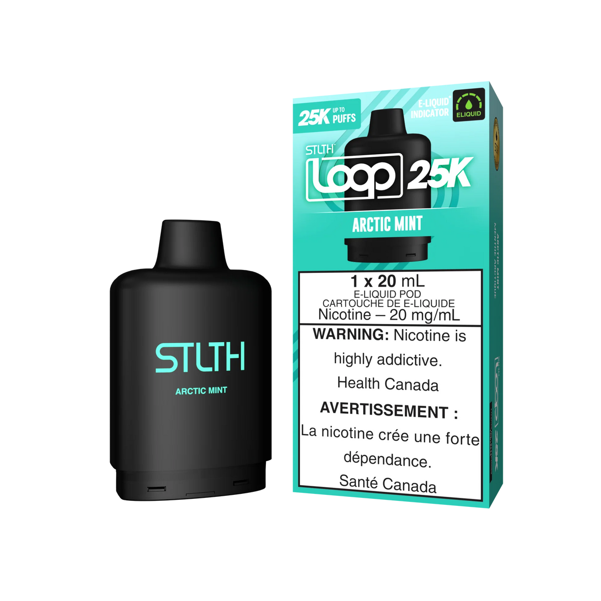 STLTH LOOP 25k Pre-Filled Pods (Arctic Mint)